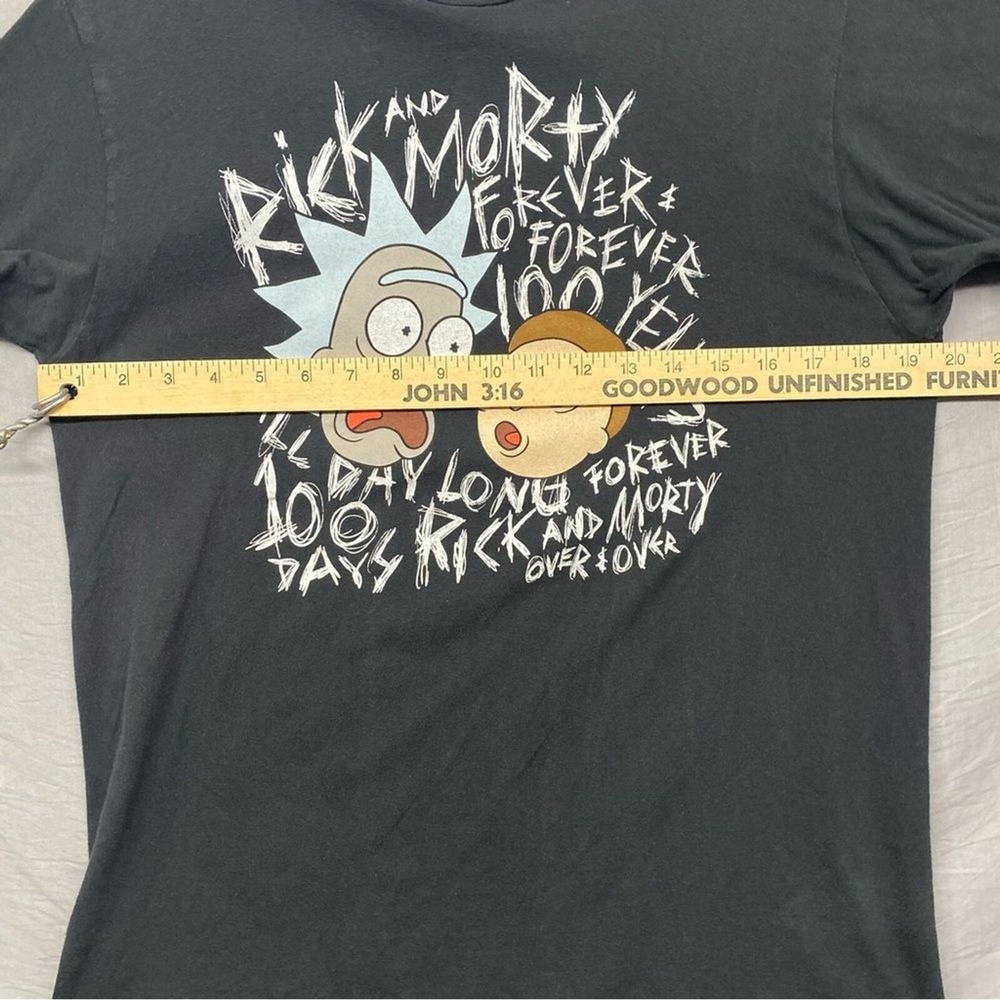 AdultSwim Rick And Morty Character T-Shirt Black Men Size | M - Picture 7 of 9